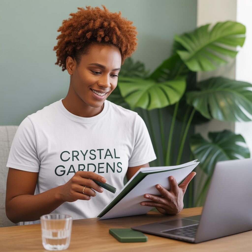 Going through a quotation with a client