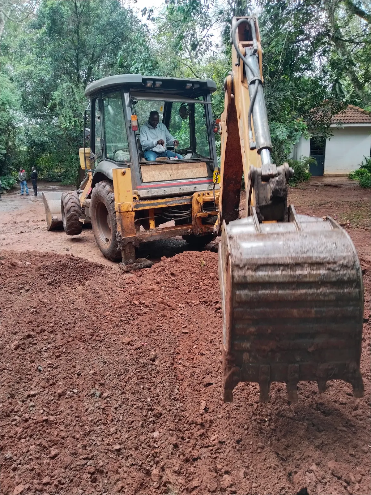 excavating for cabro paving