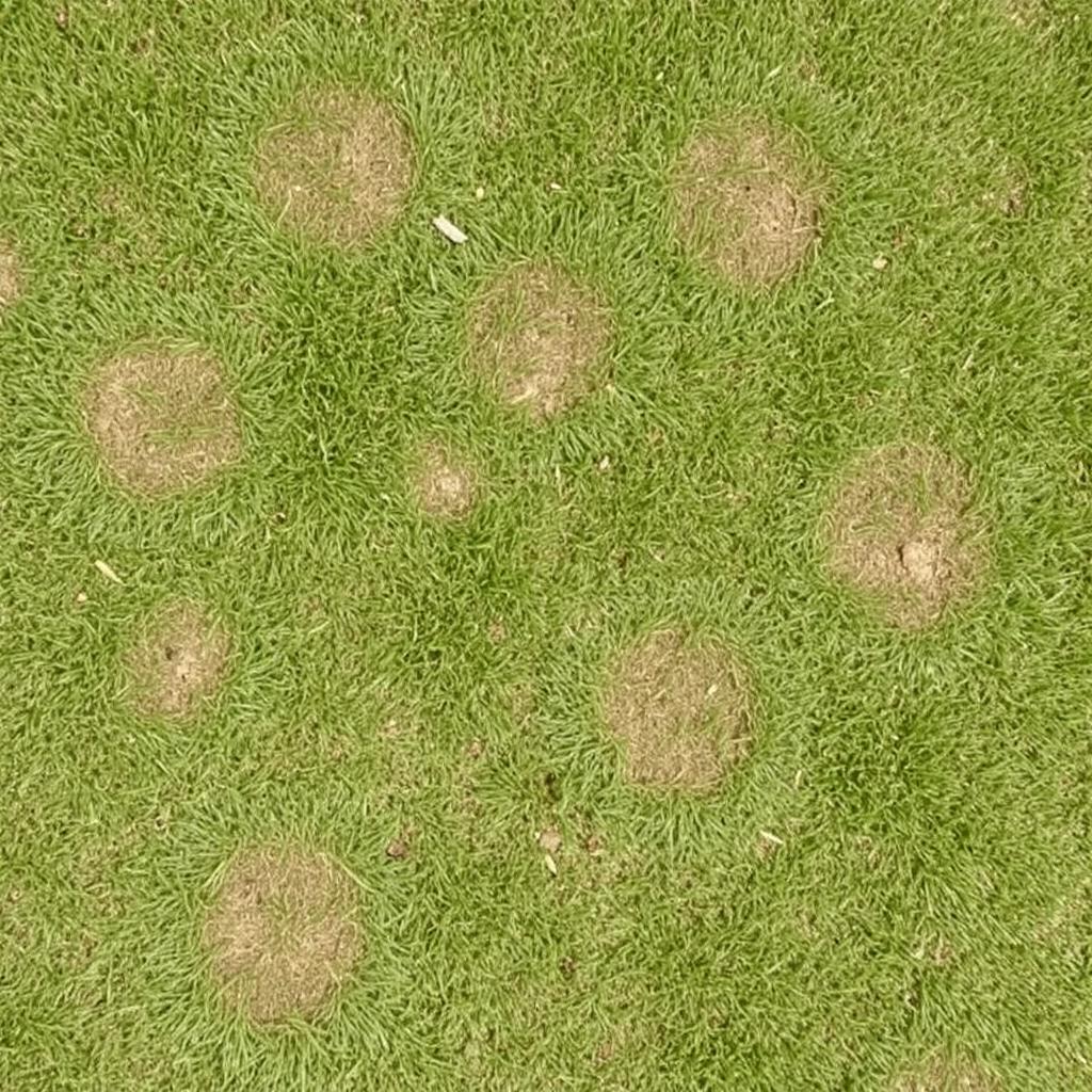 Brown patches in lawn